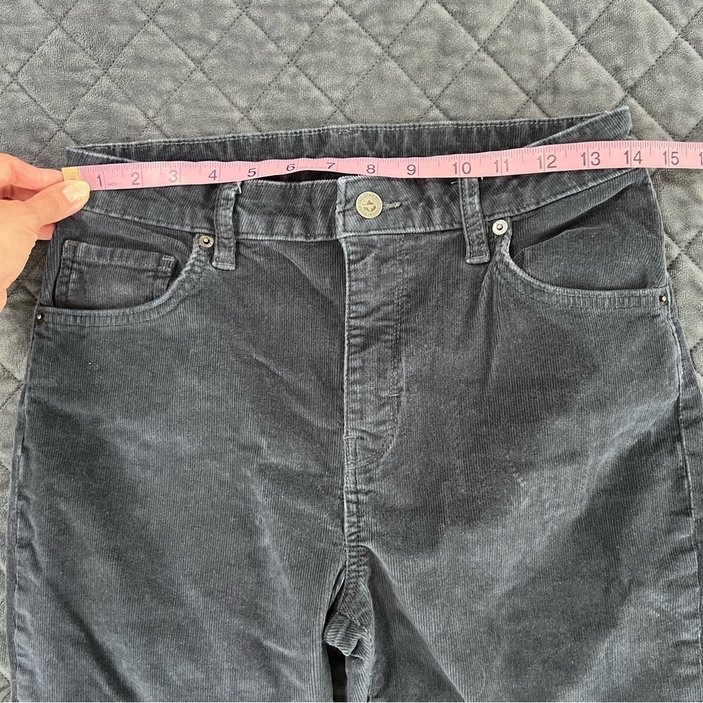 Patagonia Corduroy Skinny Pants Women’s size 28 Blue Organic Cotton High Rise HH - Picture 6 of 8
